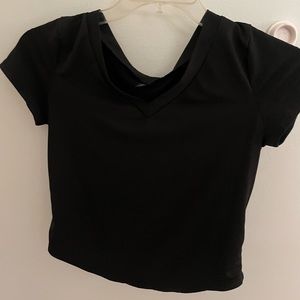 Black v-neck